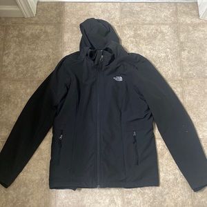 The north face fleece lined windwall jacket